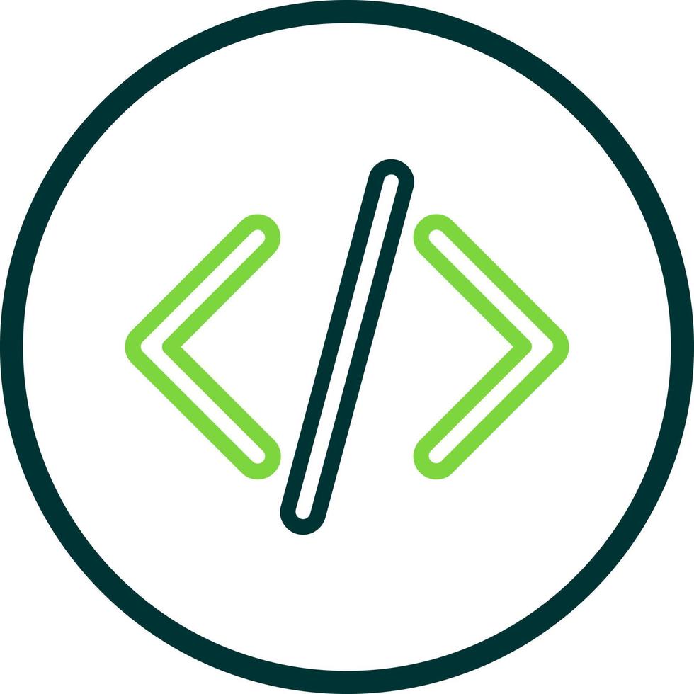 Code Vector Icon Design