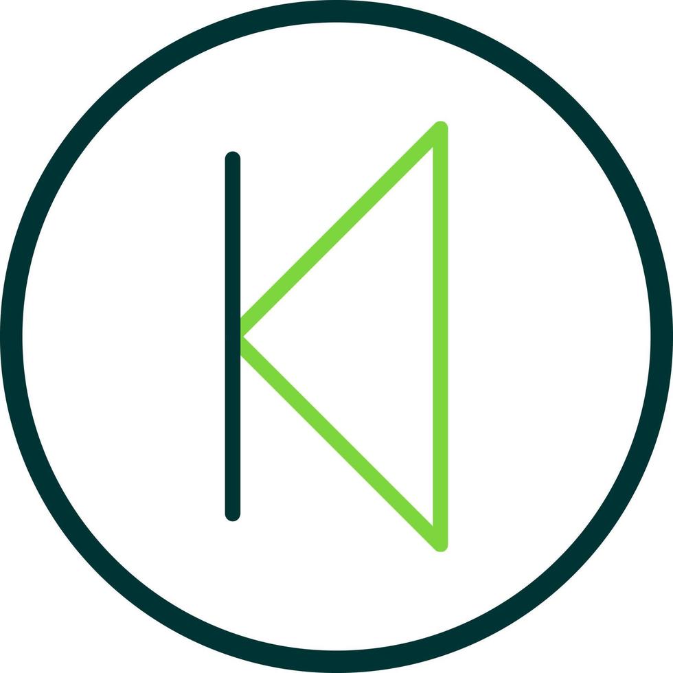 Skip Vector Icon Design
