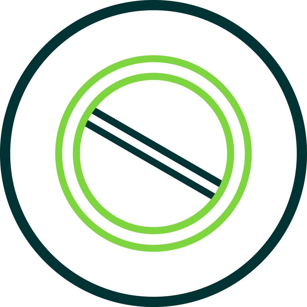 Slash Vector Icon Design
