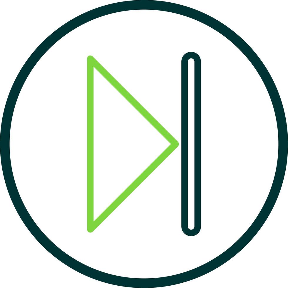 Skip Vector Icon Design