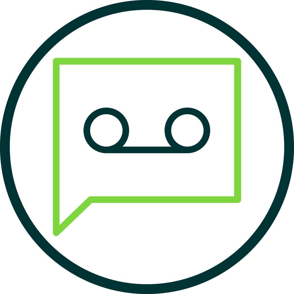 Voicemail Vector Icon Design
