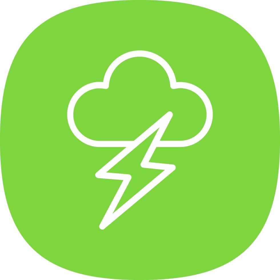 Lightning Vector Icon Design