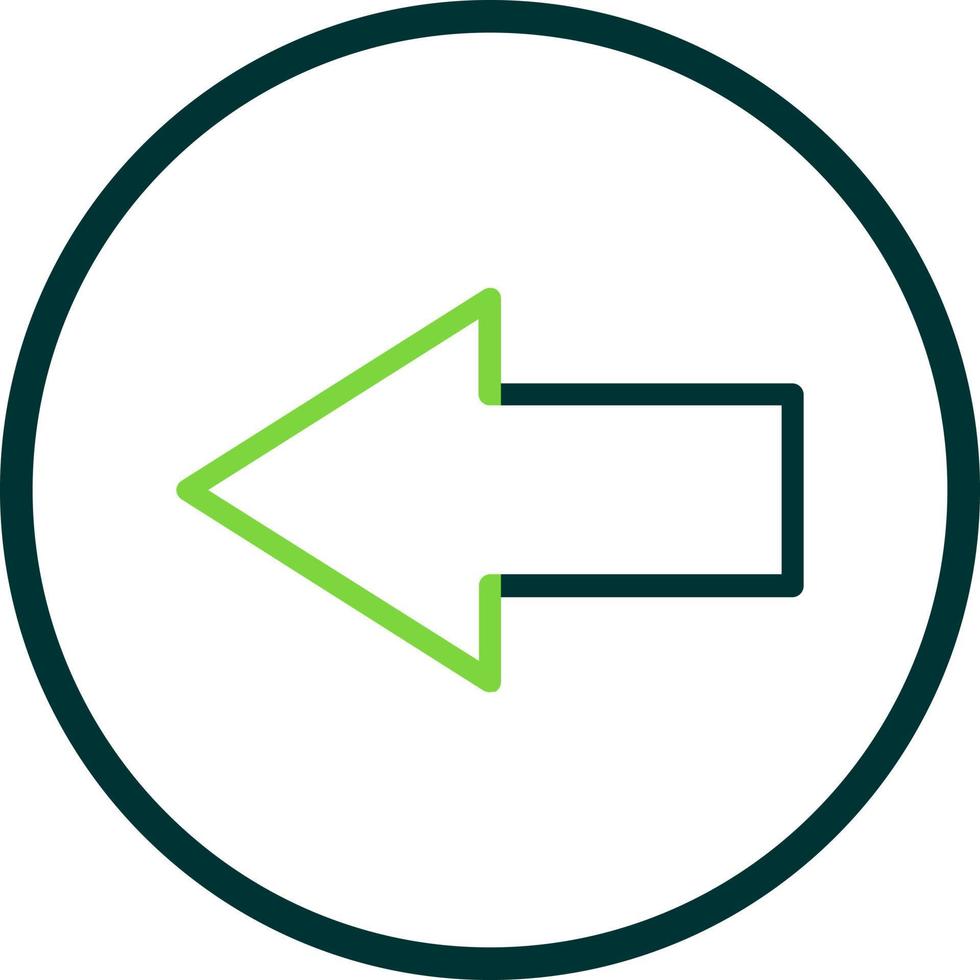 Left Vector Icon Design