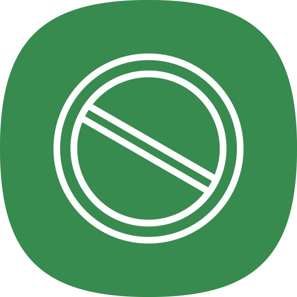Slash Vector Icon Design