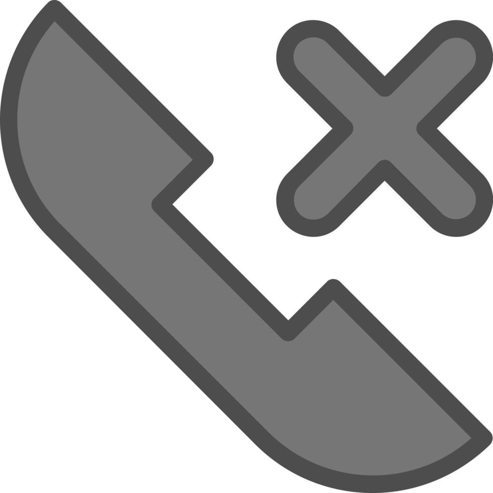 Missed call Vector Icon Design