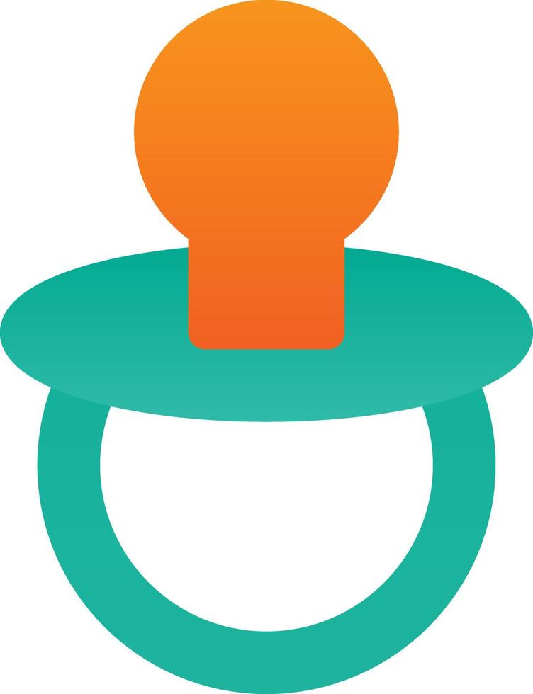 Pacifier Vector Icon Design