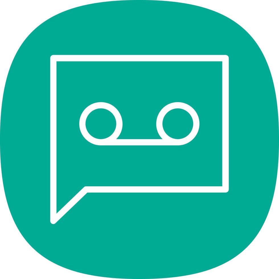 Voicemail Vector Icon Design