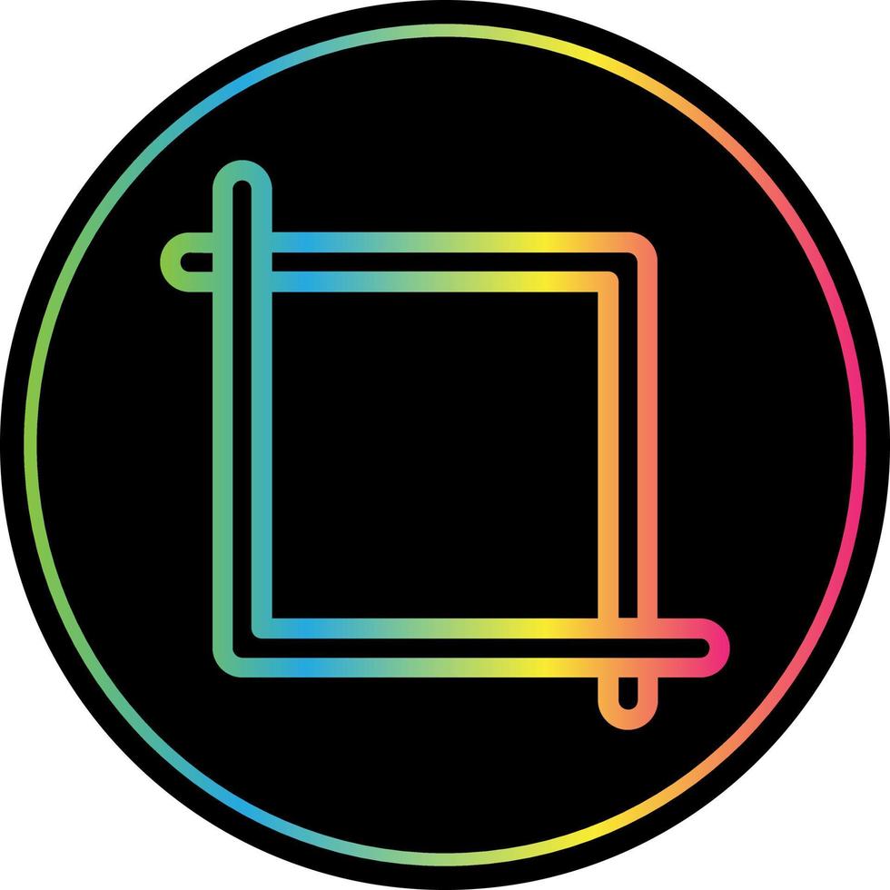 Crop Vector Icon Design