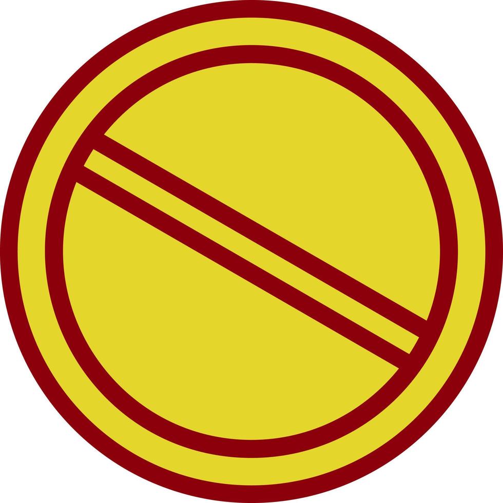 Slash Vector Icon Design