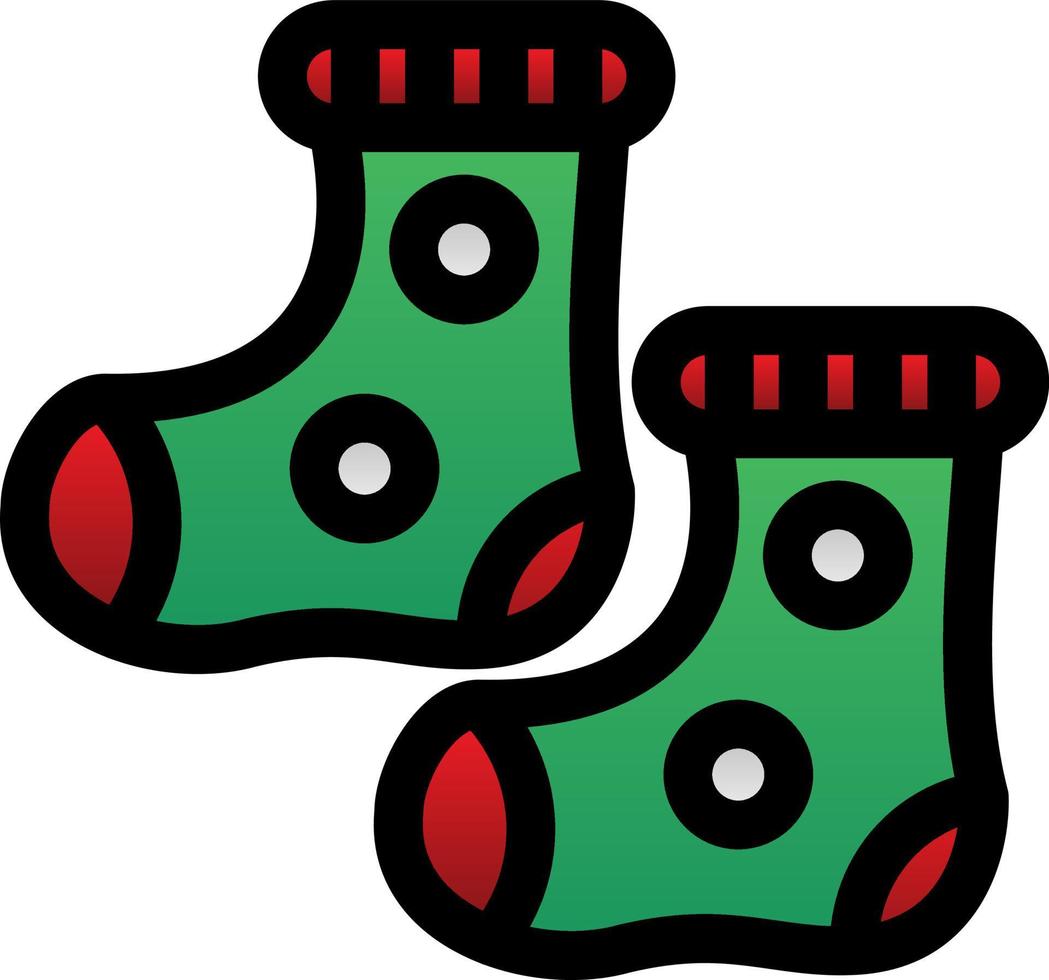 diseño de icono de vector de calcetines de bebé