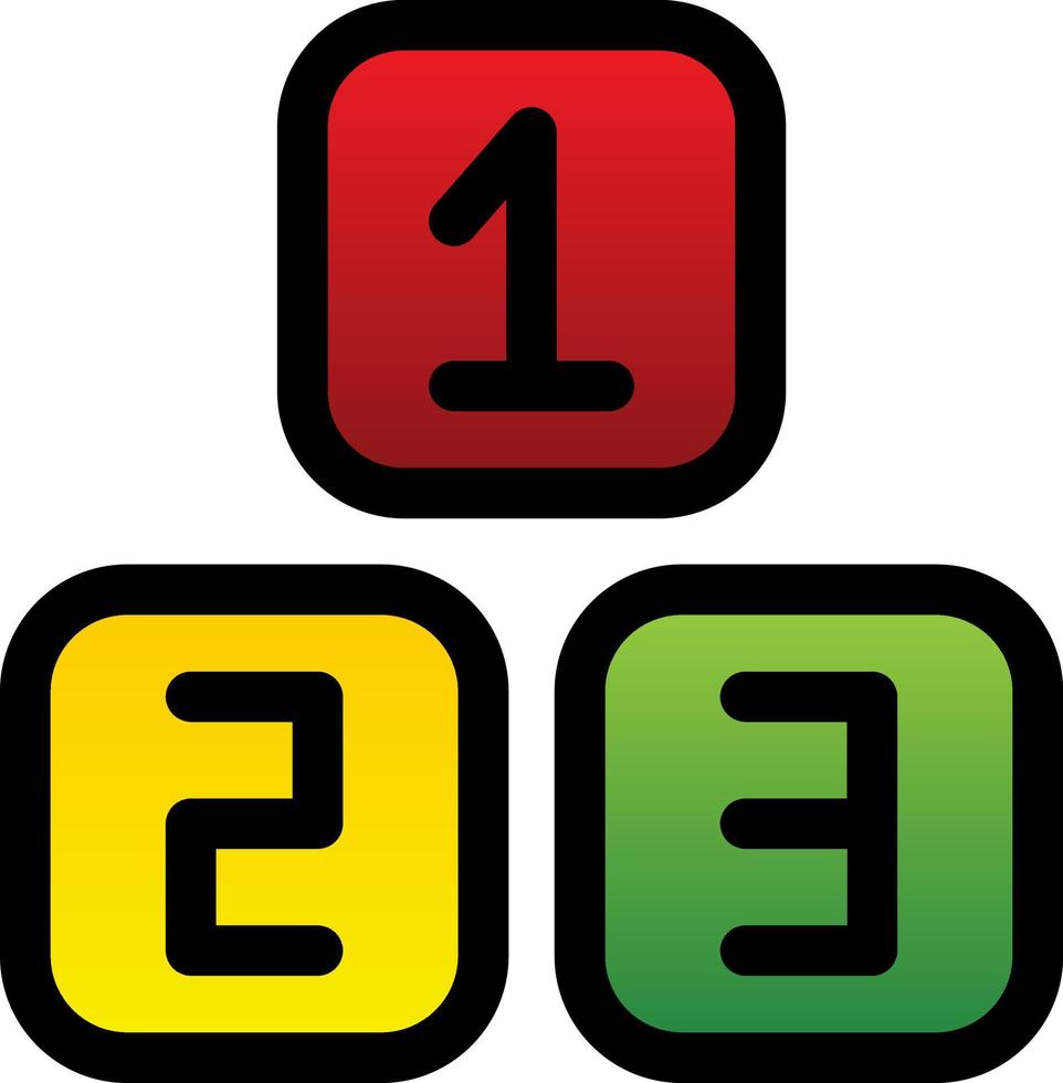 Blocks Vector Icon Design
