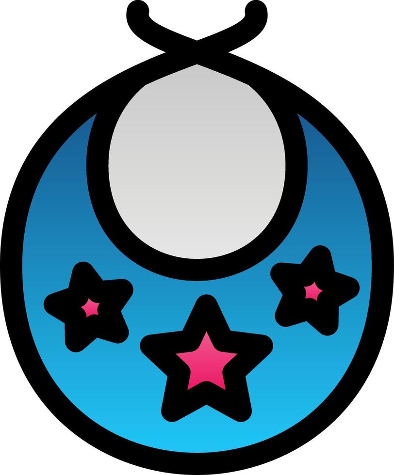 Bib Vector Icon Design