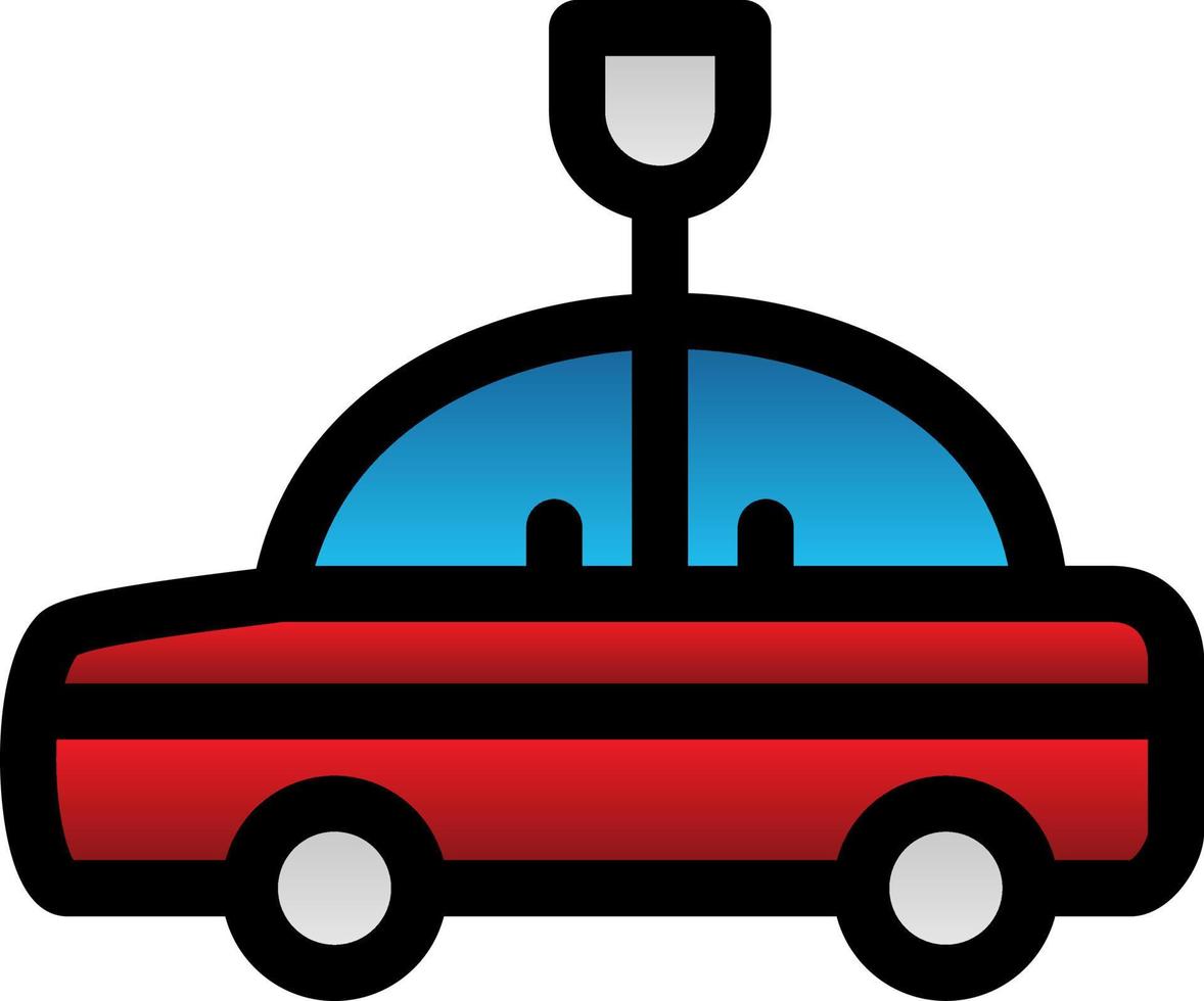 Car Toy Vector Icon Design