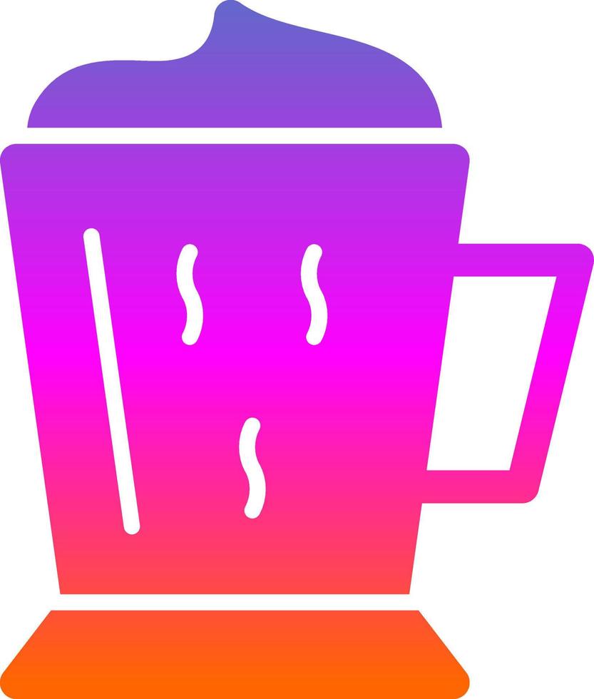 diseño de icono de vector de café con leche