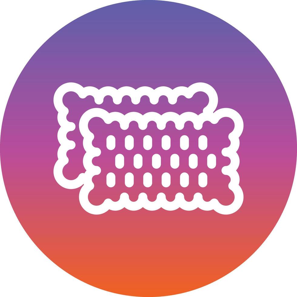 Biscuit Vector Icon Design