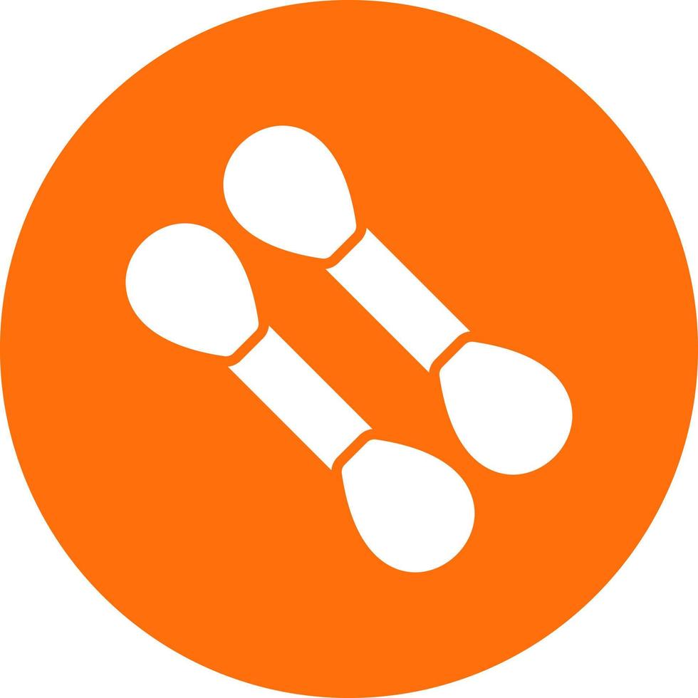 Cotton Swab Vector Icon Design