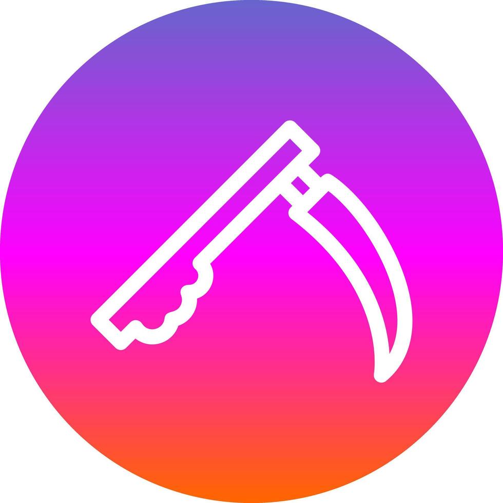 Scythe Vector Icon Design
