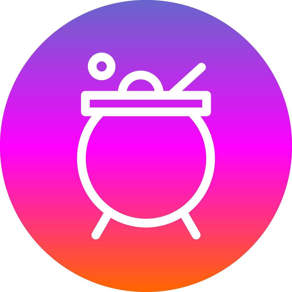 Cauldron Vector Icon Design