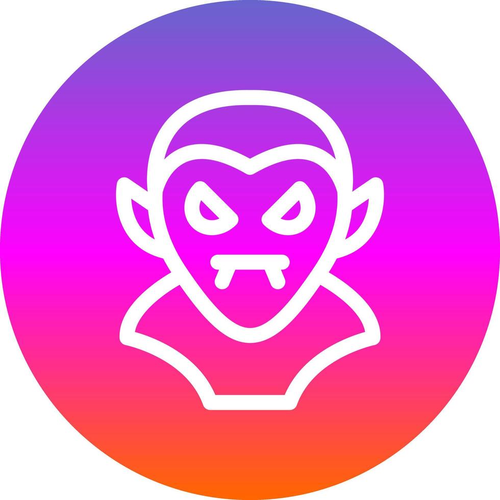 Dracula Vector Icon Design