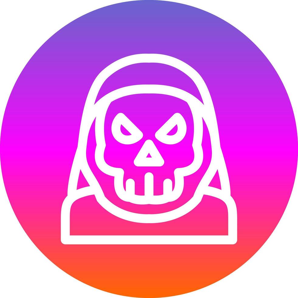 Grim Reaper Vector Icon Design