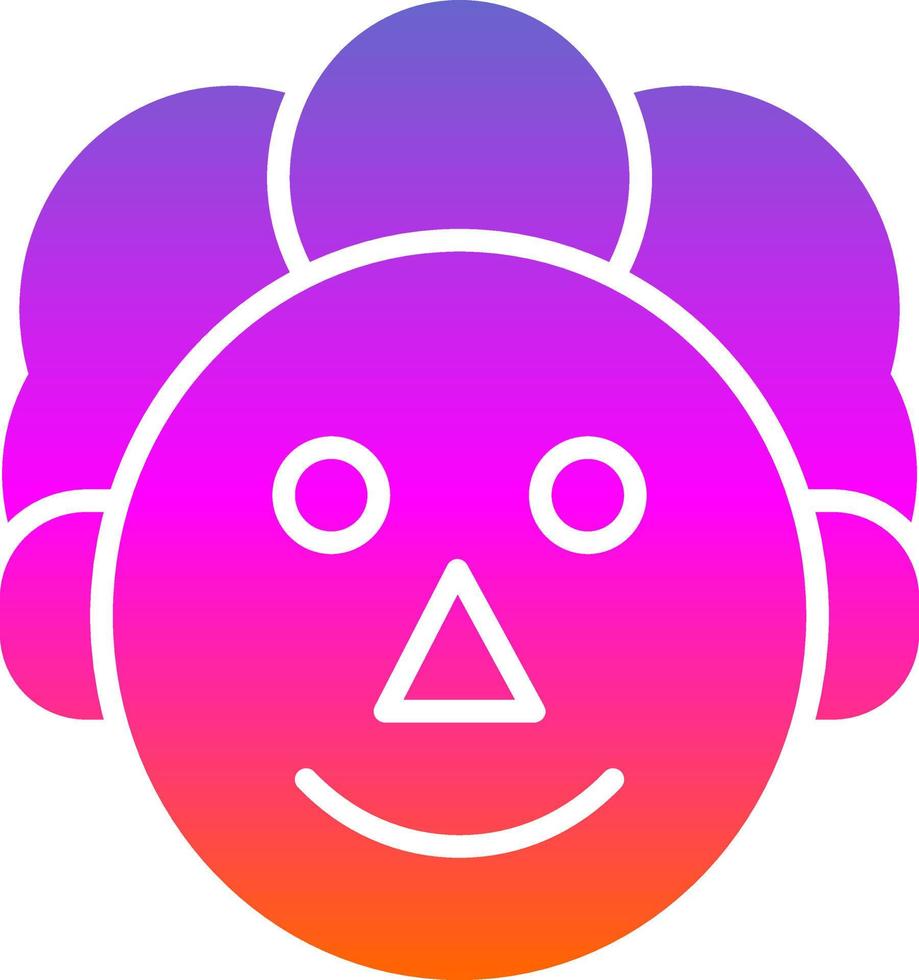 Clown Vector Icon Design