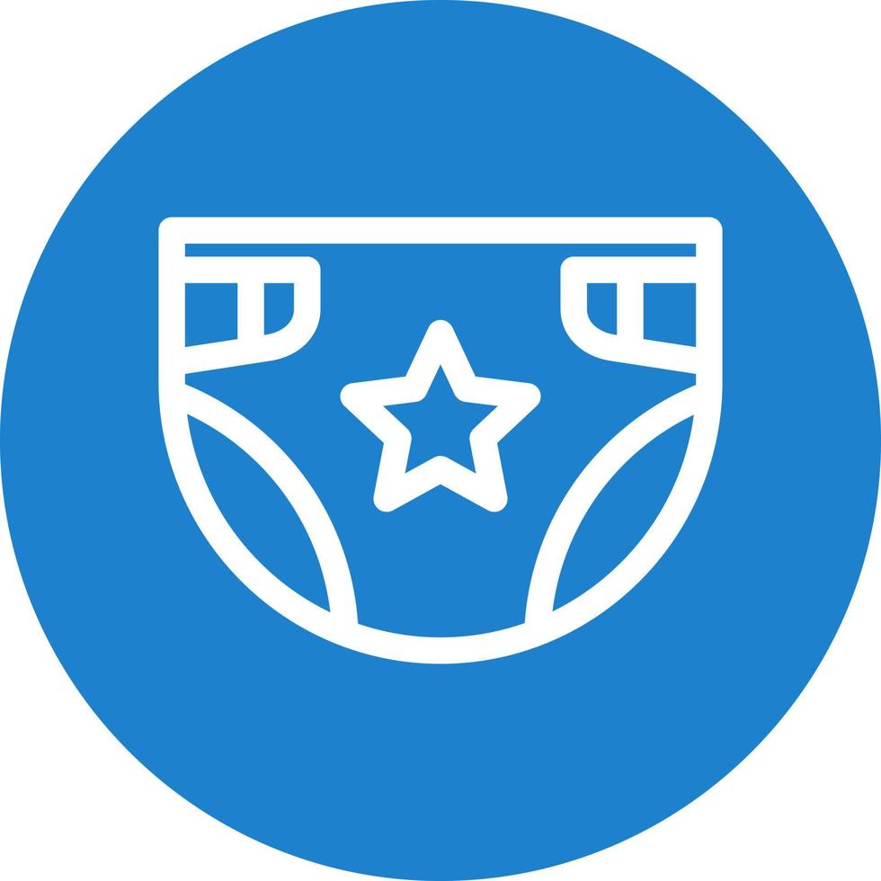 Diaper Vector Icon Design