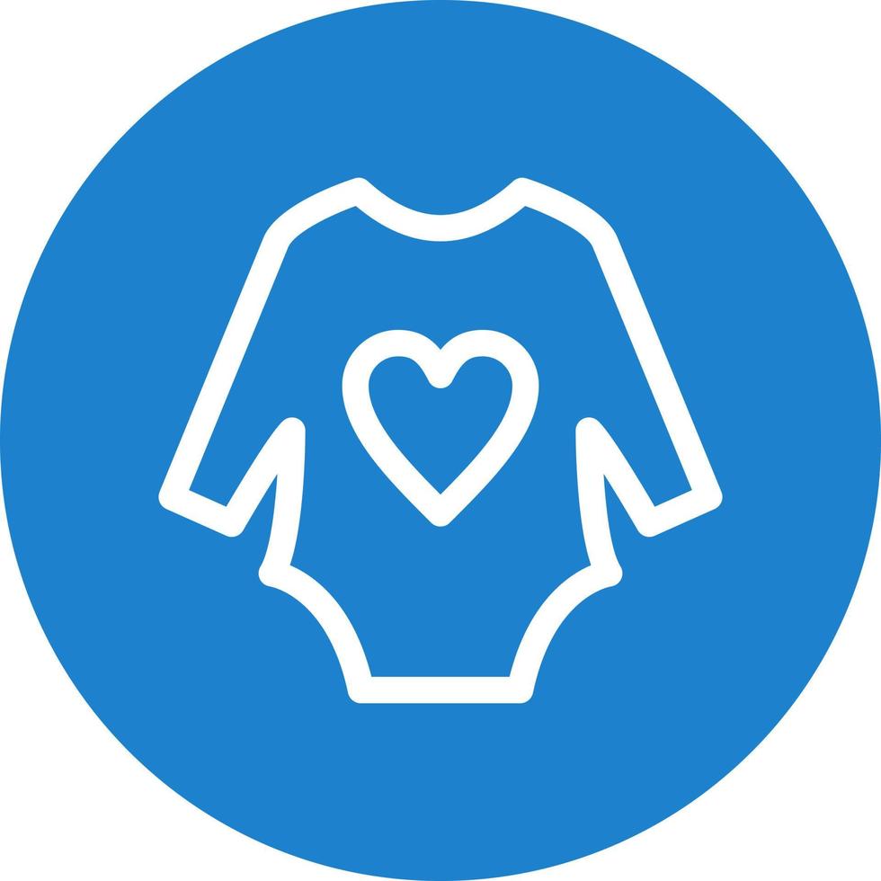 Baby Clothes Vector Icon Design
