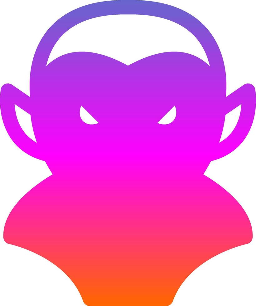 Dracula Vector Icon Design