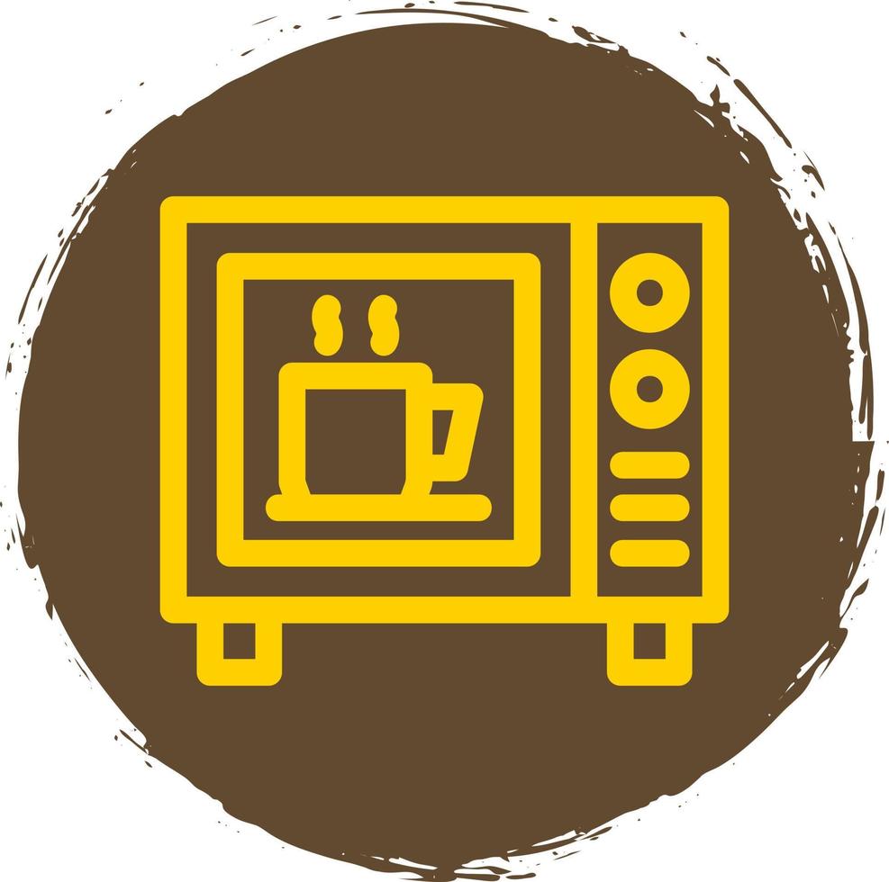 Coffee Oven Vector Icon Design