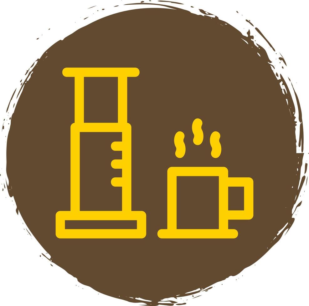 Aeropress Vector Icon Design