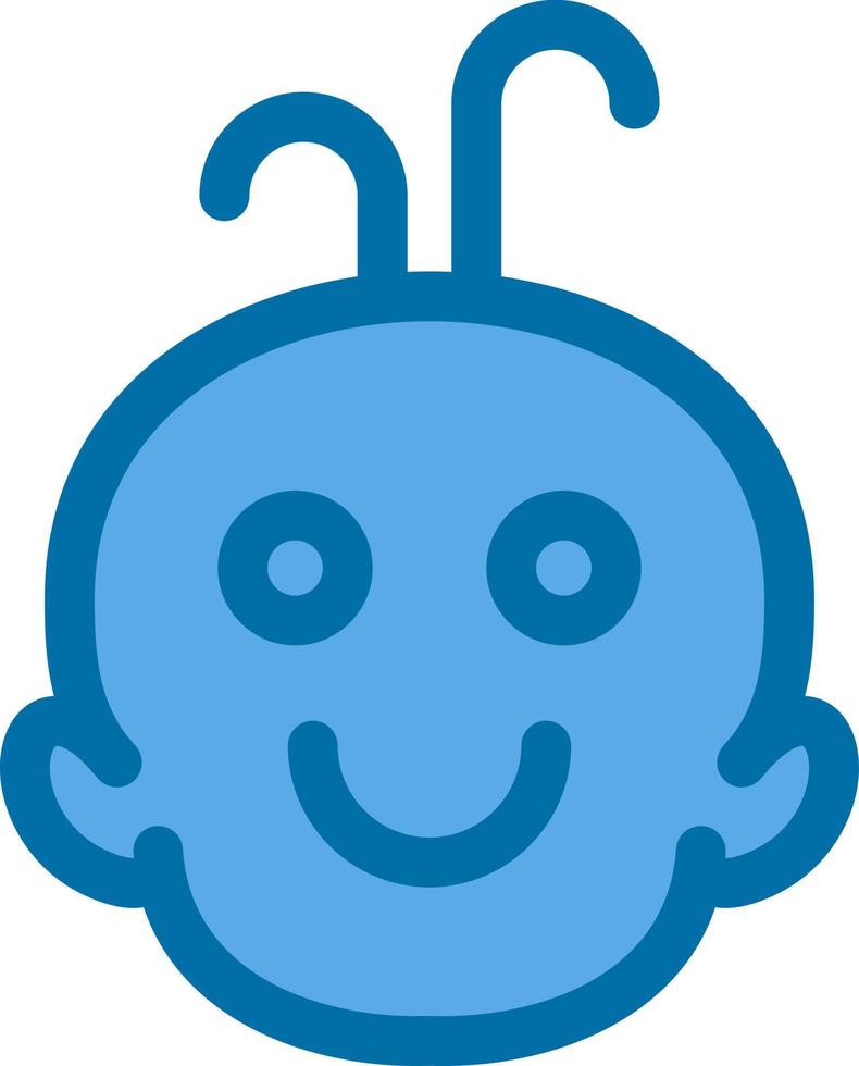 Baby Smile Vector Icon Design