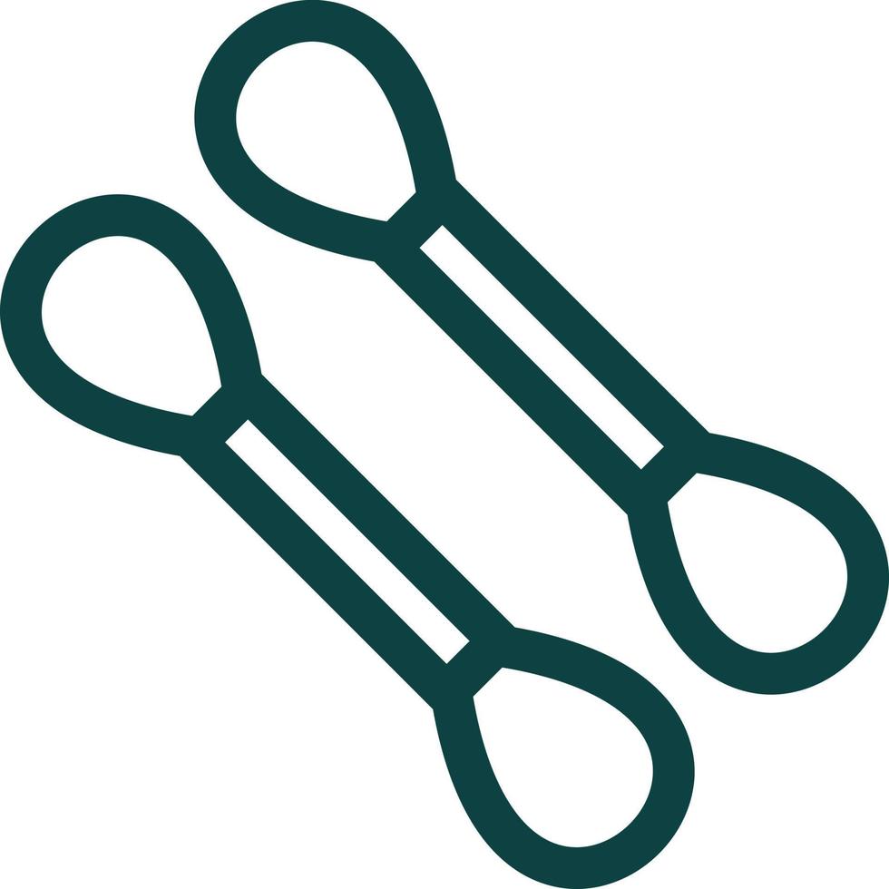 Cotton Swab Vector Icon Design