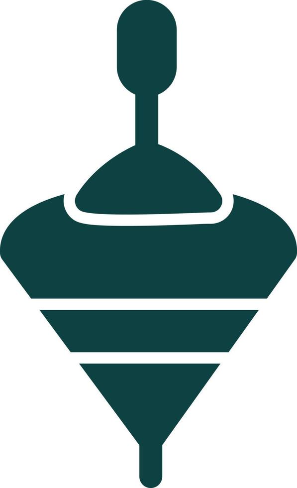 Spinning Top Vector Icon Design