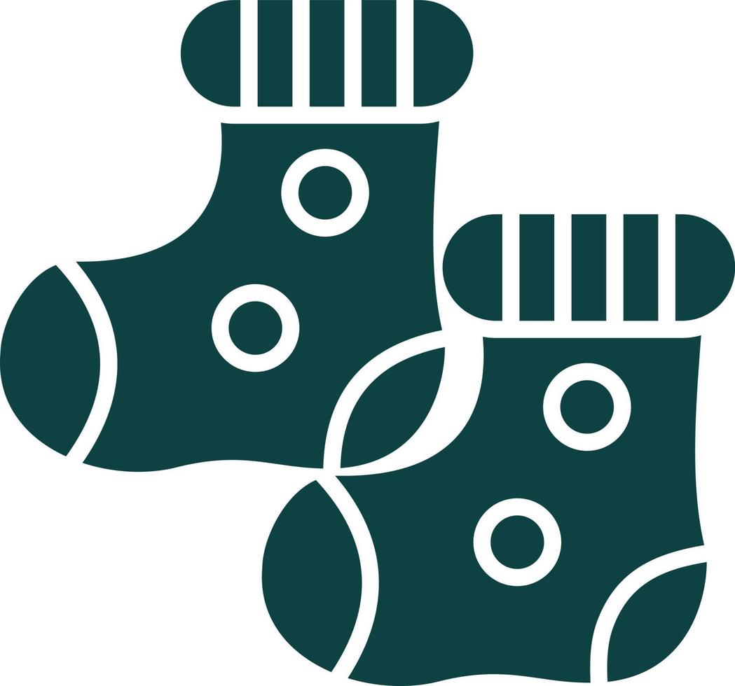 Baby Socks Vector Icon Design