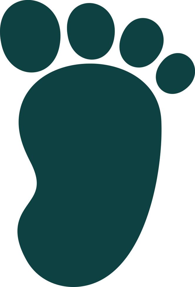 Footprint Vector Icon Design