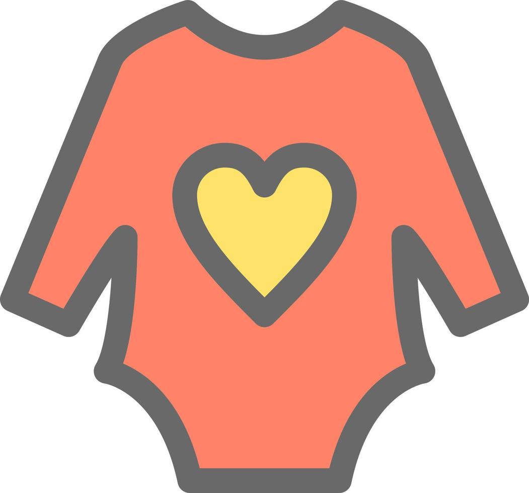 Baby Clothes Vector Icon Design