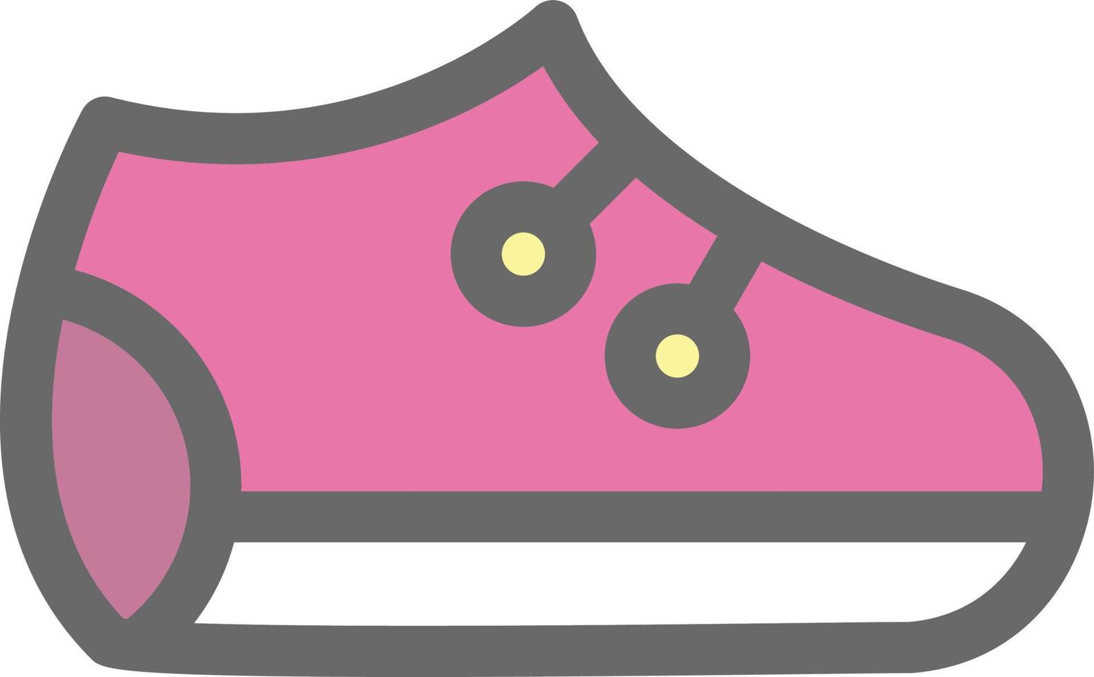 diseño de icono de vector de zapatos de bebé