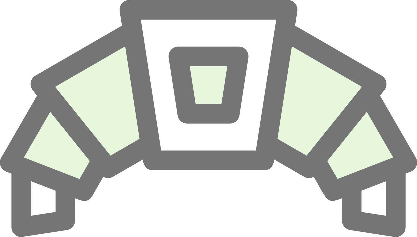 Croissant Vector Icon Design
