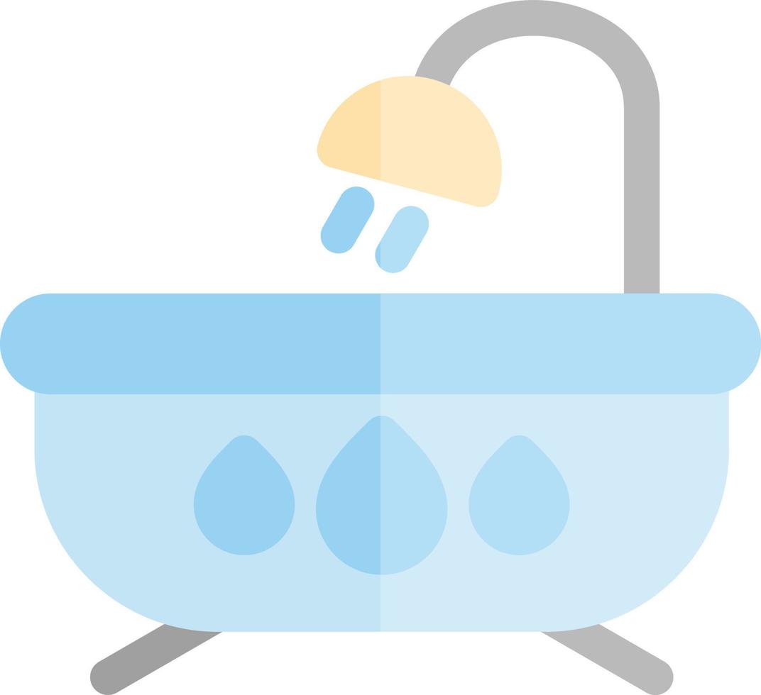 diseño de icono de vector de bañera