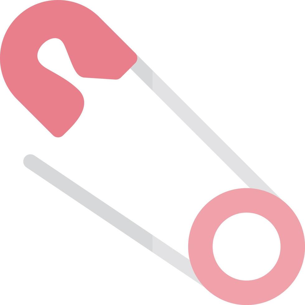 Safety Pin Vector Icon Design