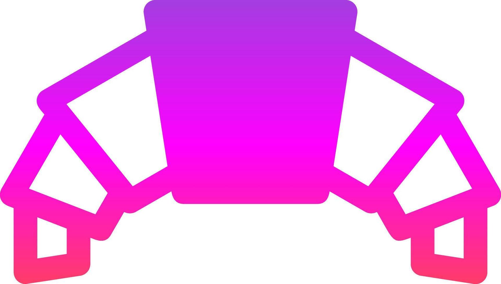 Croissant Vector Icon Design