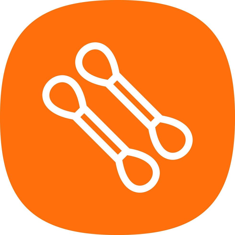Cotton Swab Vector Icon Design