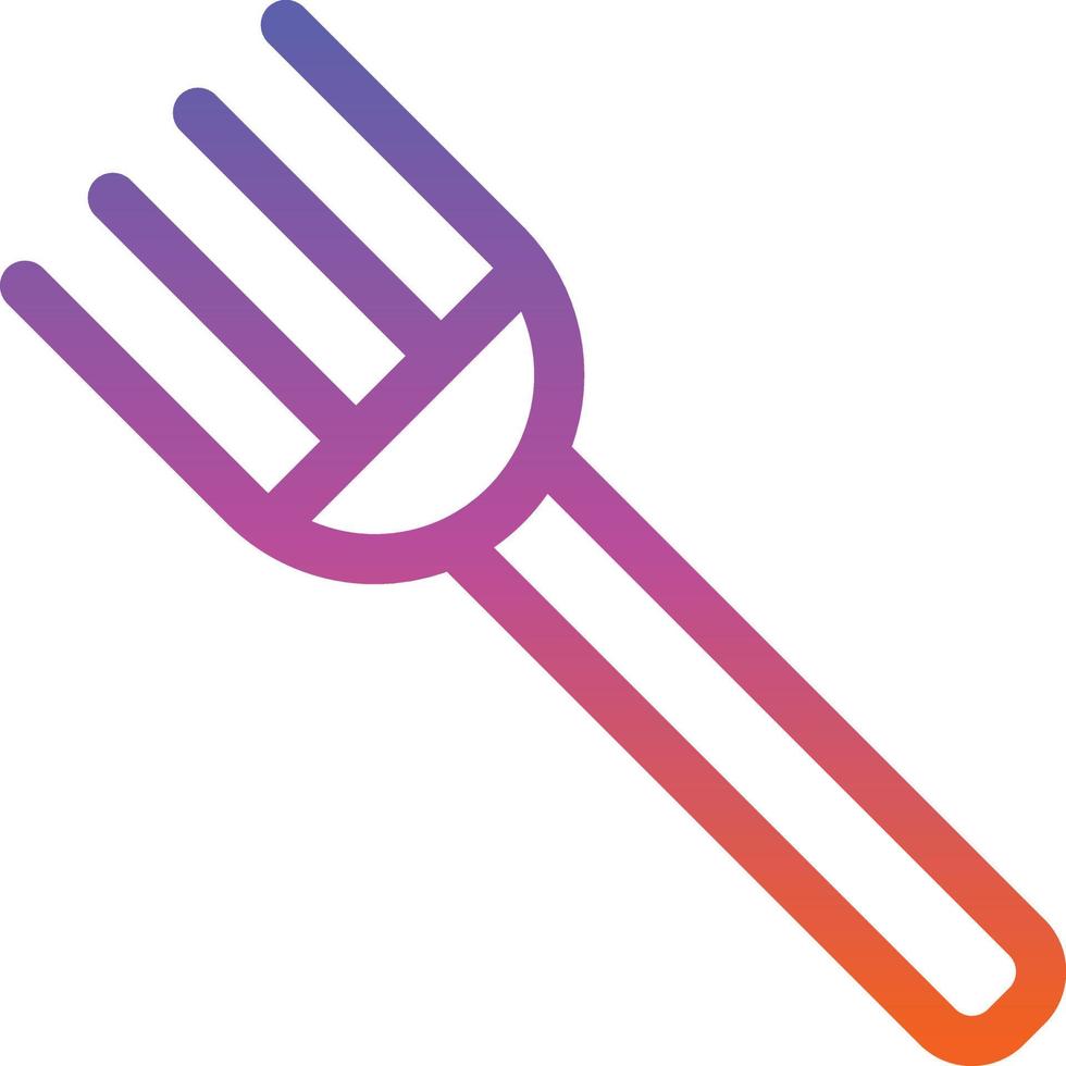 Fork Vector Icon Design