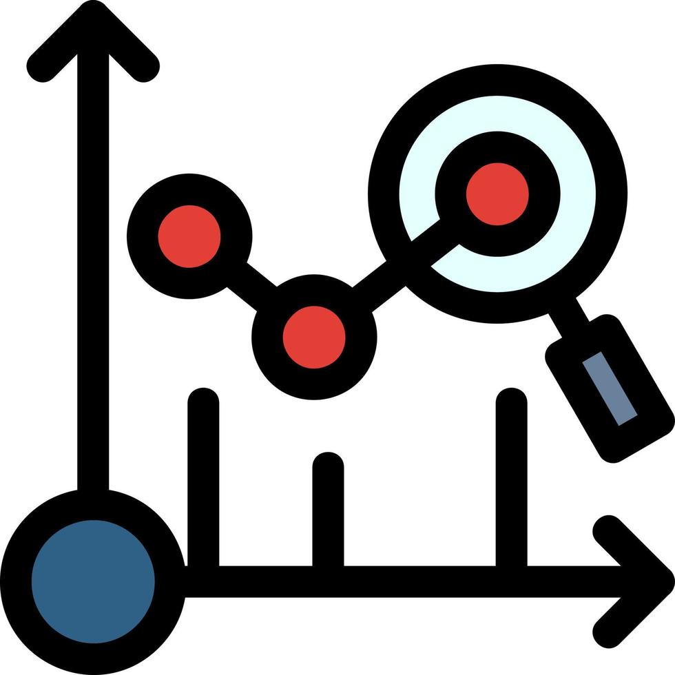 Predictive Analytics Vector Icon Design