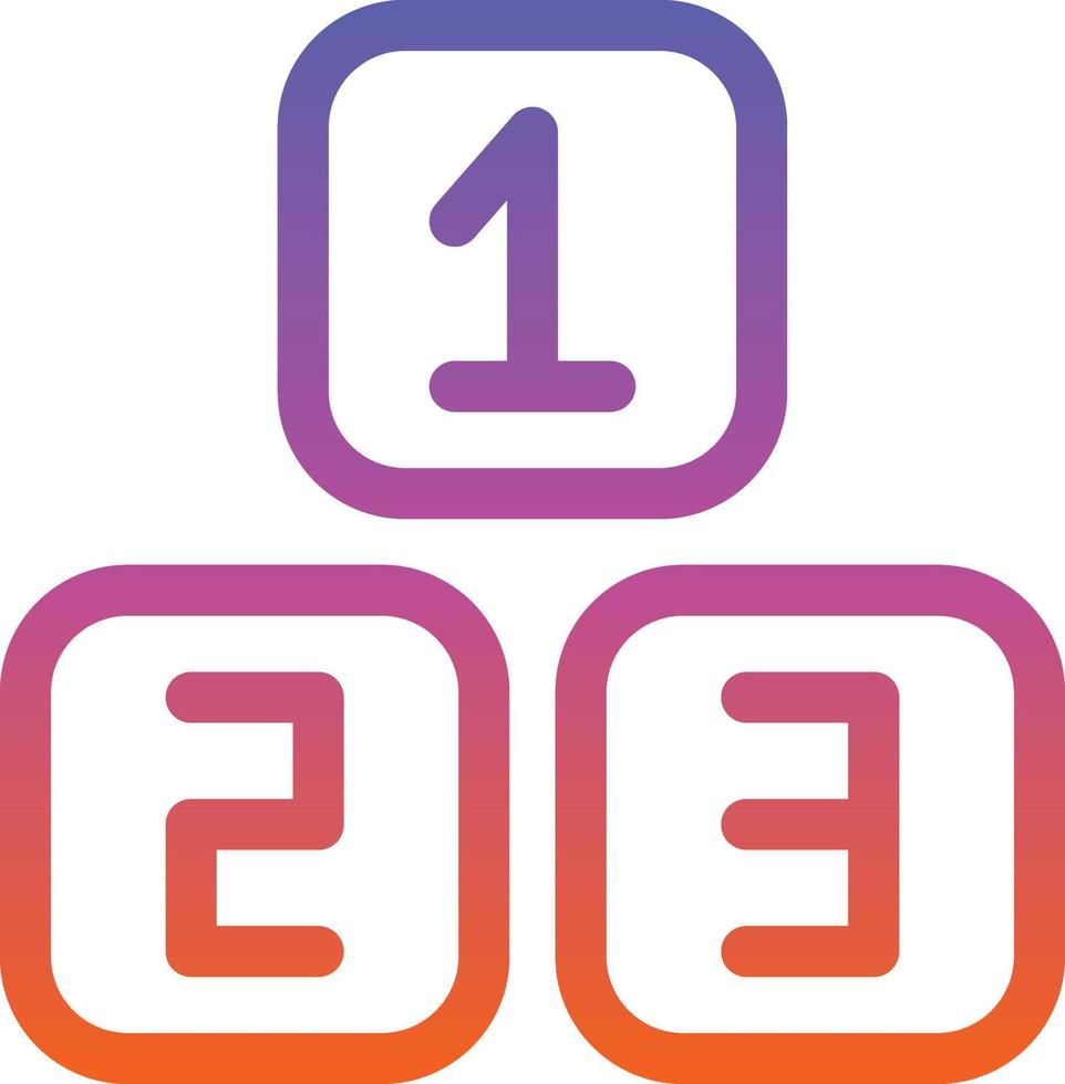 Blocks Vector Icon Design