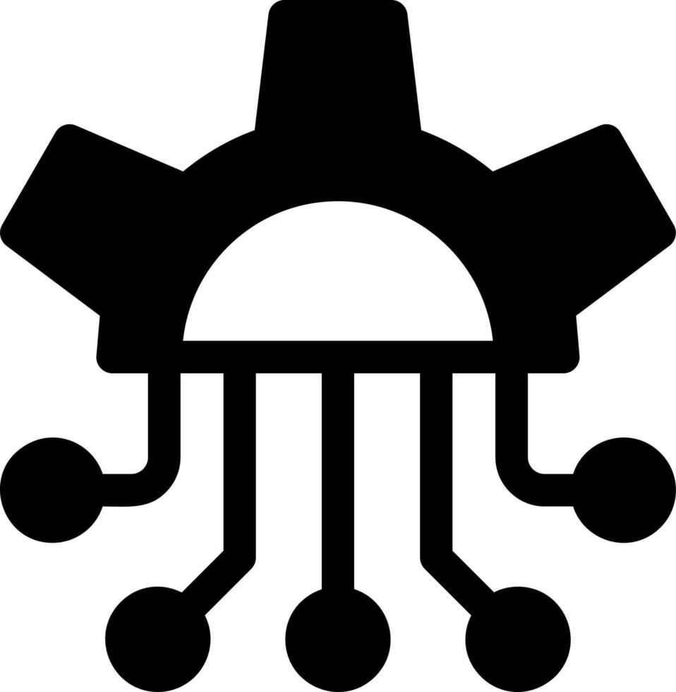 Neural Engineering Vector Icon Design