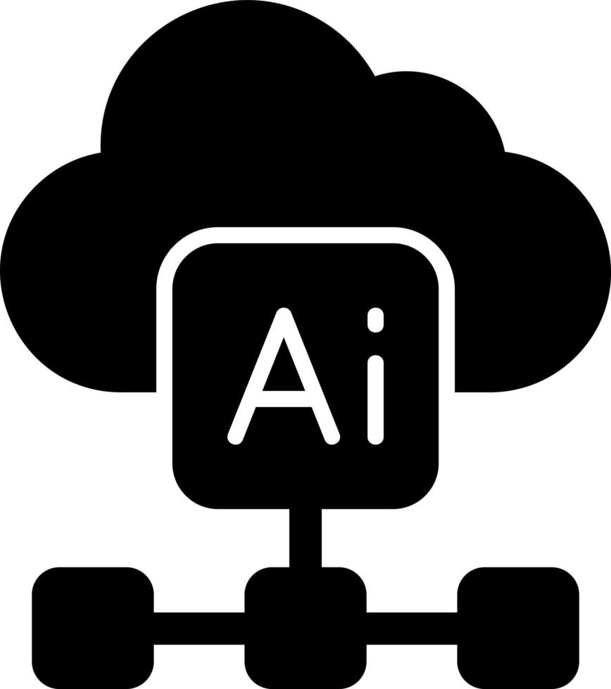 Cloud Based Architecture Vector Icon Design