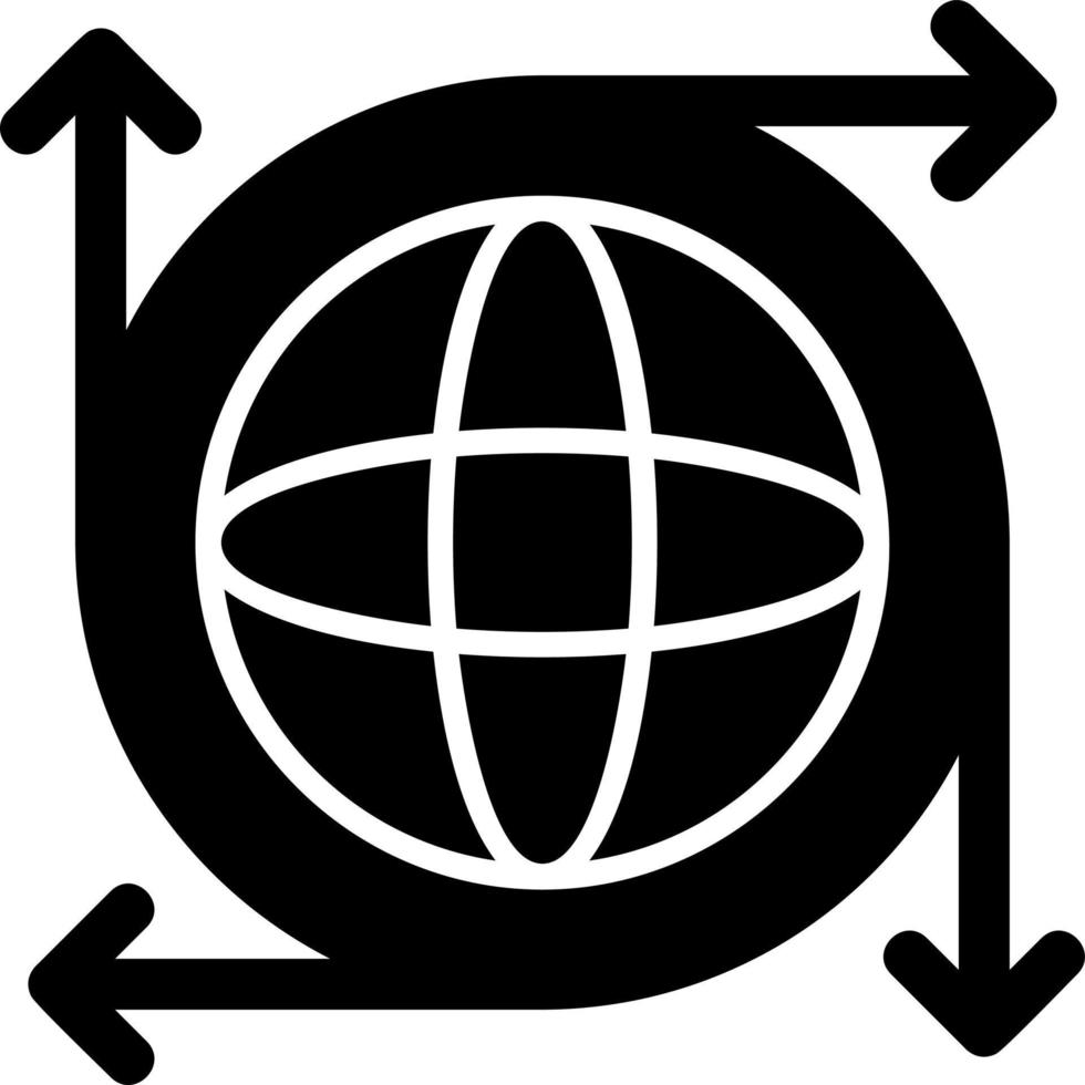 diseño de icono de vector de infraestructura global