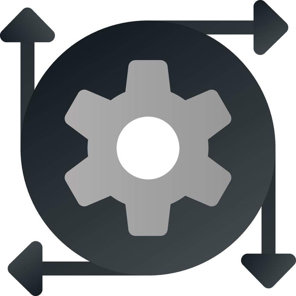 Data Transformation Vector Icon Design