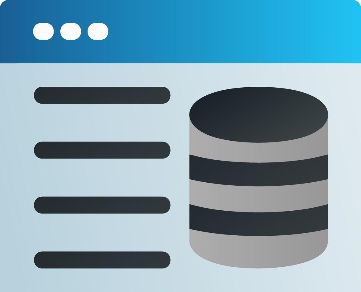 Data Interpretation Vector Icon Design